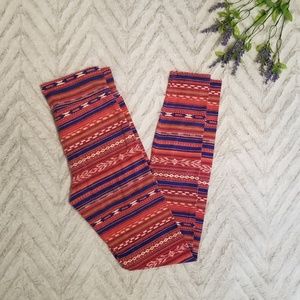 Forever 21 High Waisted Pattern Leggings